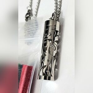Steel Aroma Necklace/Car diffuser 24 Inch